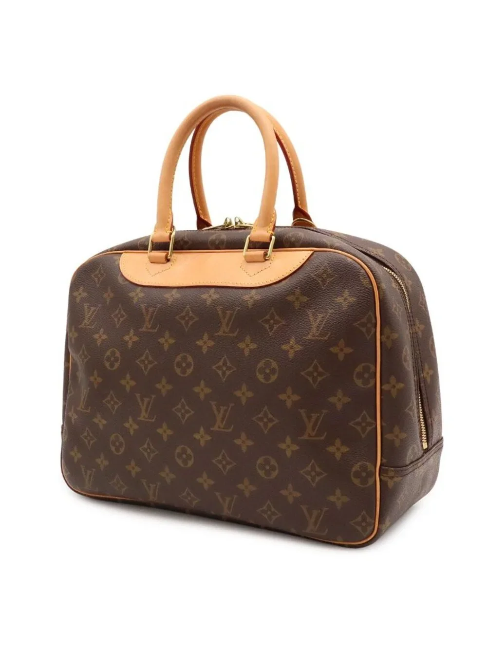Louis Vuitton Monogram Bowling Vanity Deauville Mini Boston Bag Purse